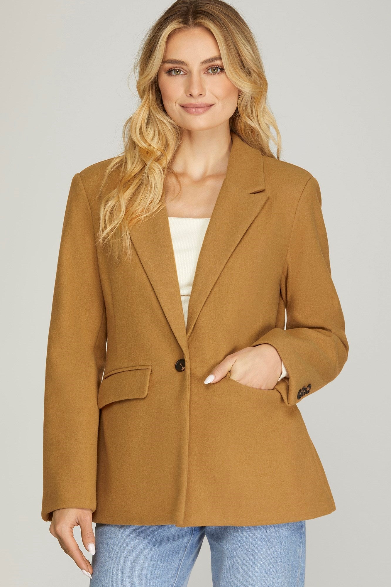 Tour The City Jacket in Camel
