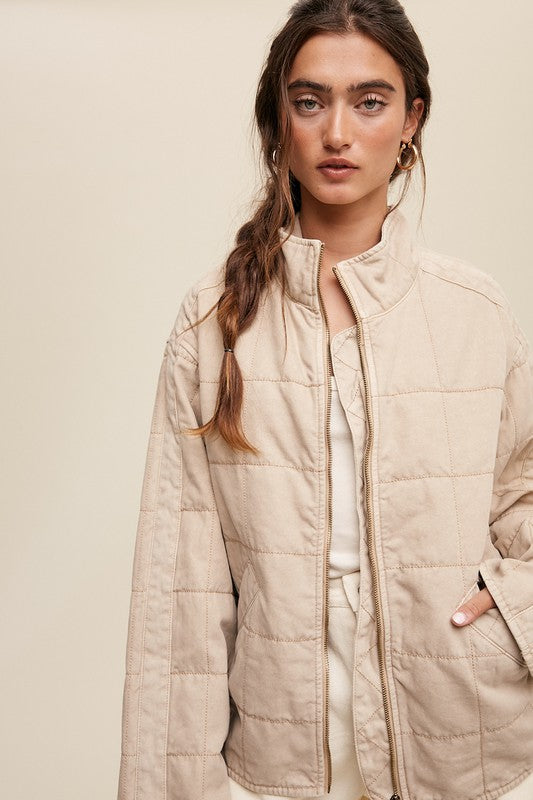 Here To Stay Jacket in Ivory